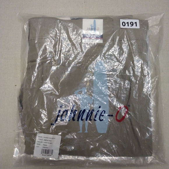 johnnie-O Cross Country Prep-Formance Pant in Light Khaki - Picture 6 of 7